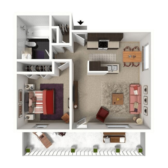Floorplan - Villas on 76th