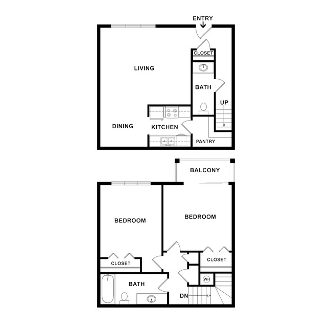 Floorplan - Lake Hefner Townhomes