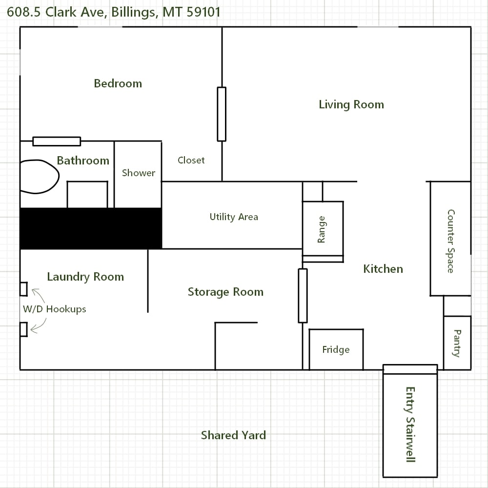 Floorplan - 608 Clark Ave