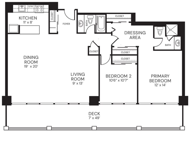 Floorplan - 1200 Lakeshore