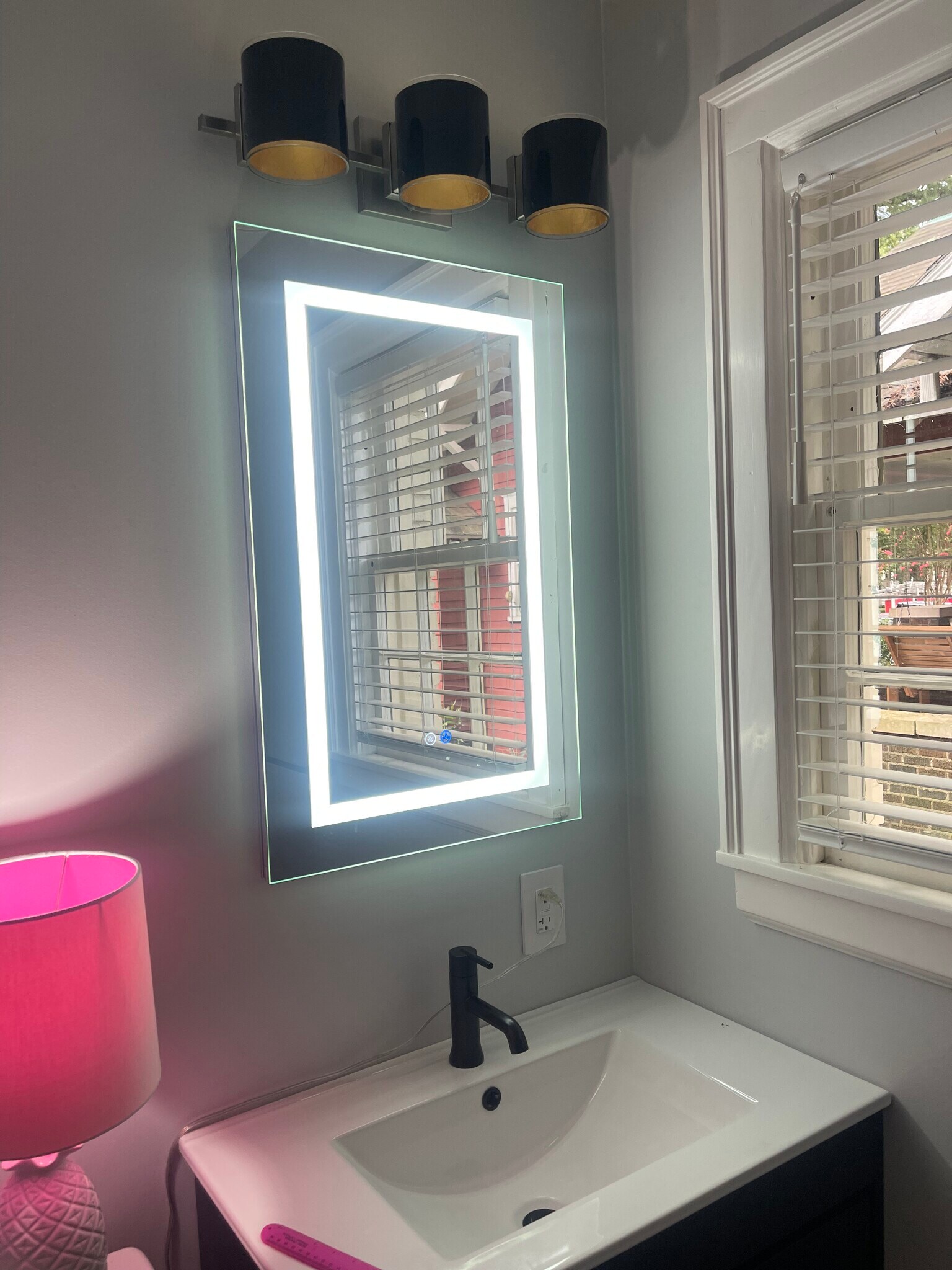 new lighted medicine cabinet with shelves - 541 Lamar Ave