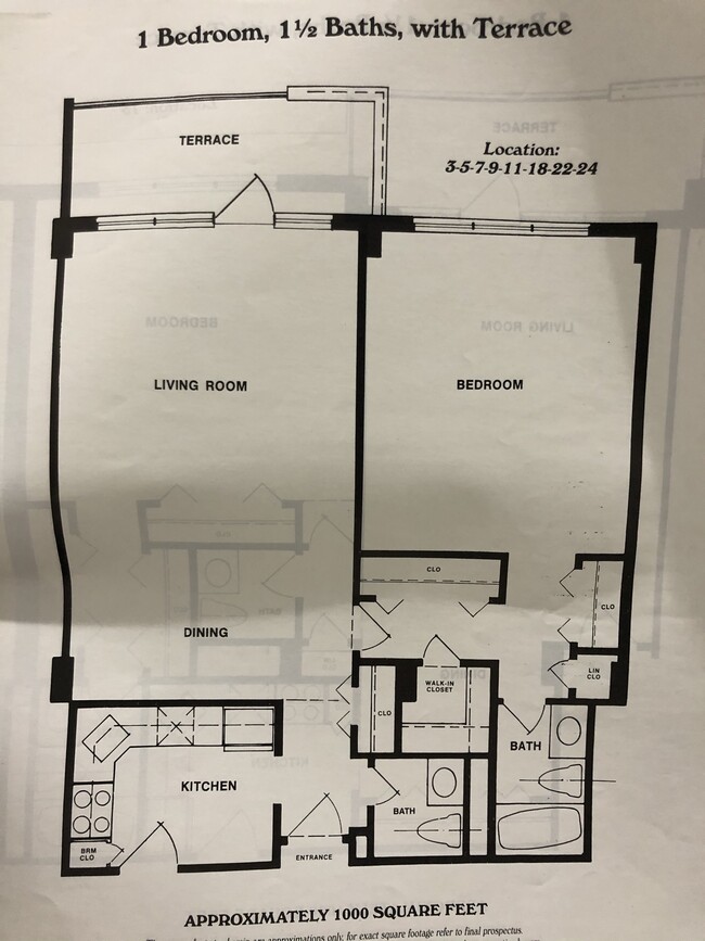 Floor plan - 5601 Collins Ave