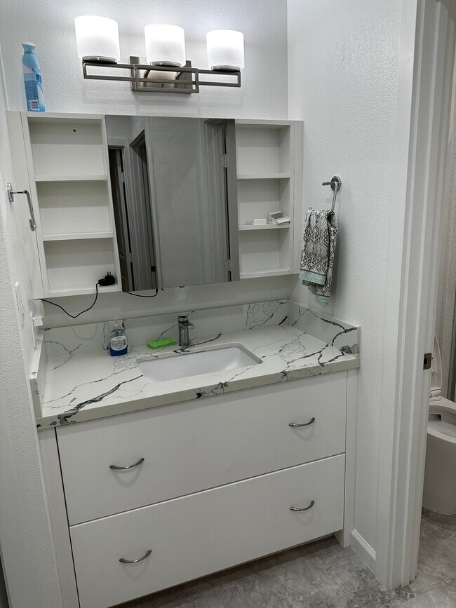 Bathroom vanity - 723 University Ave