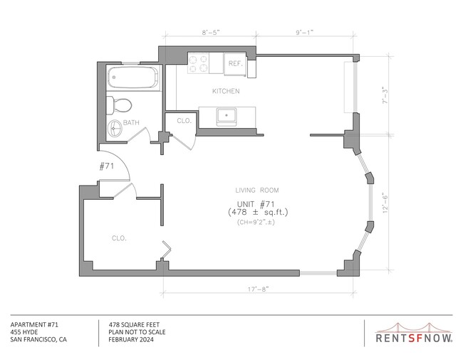 Floorplan - 455 Hyde