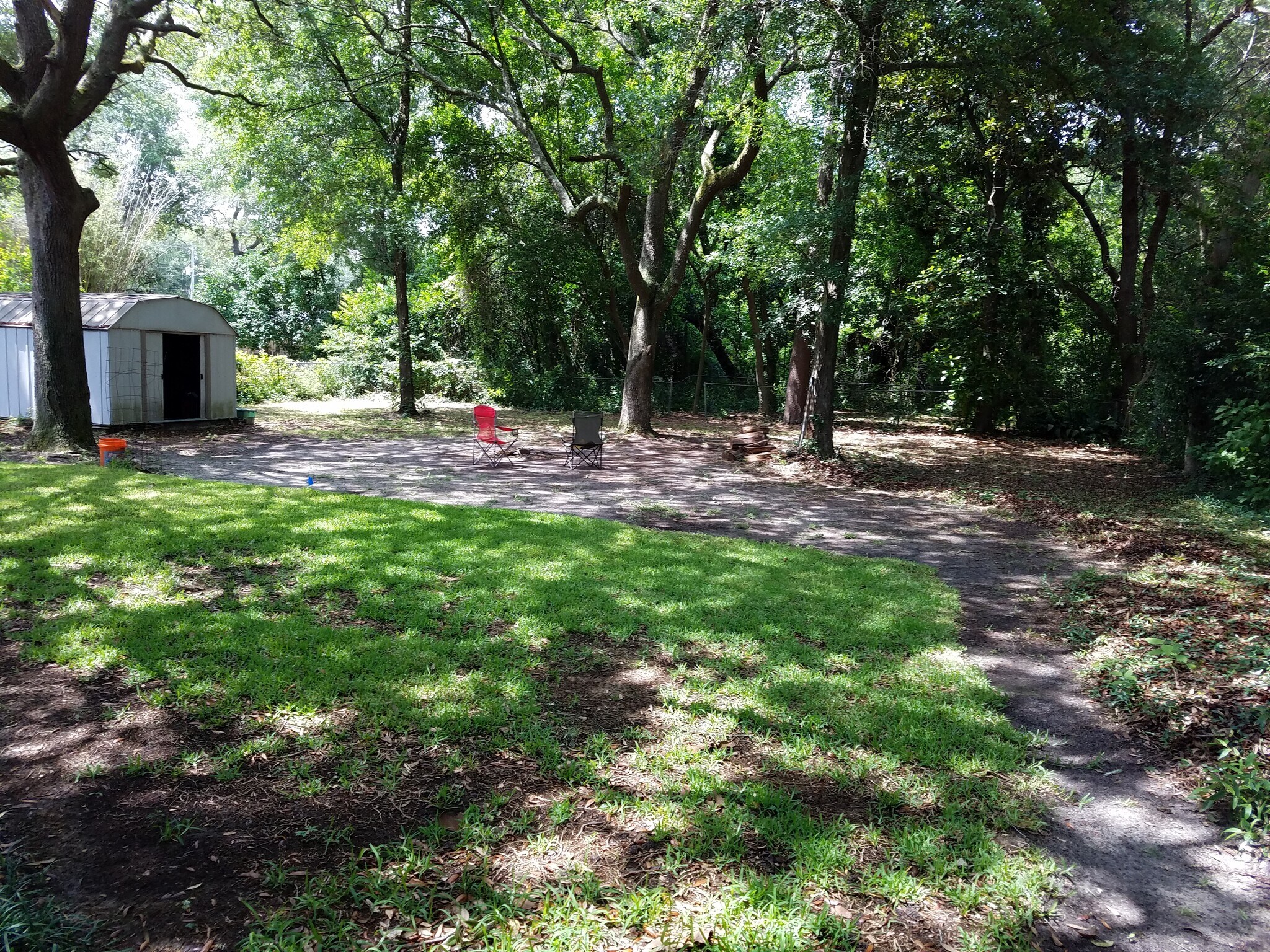 huge private backyard - 1311 23rd St