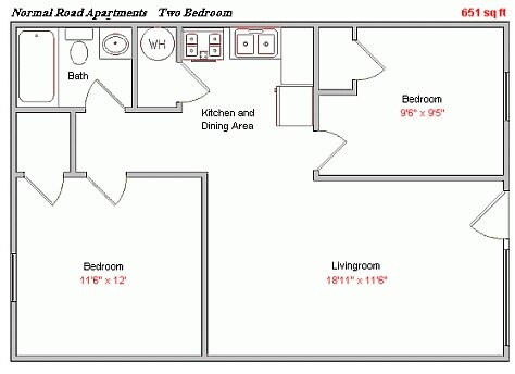 Floorplan - Normal Road Apartments