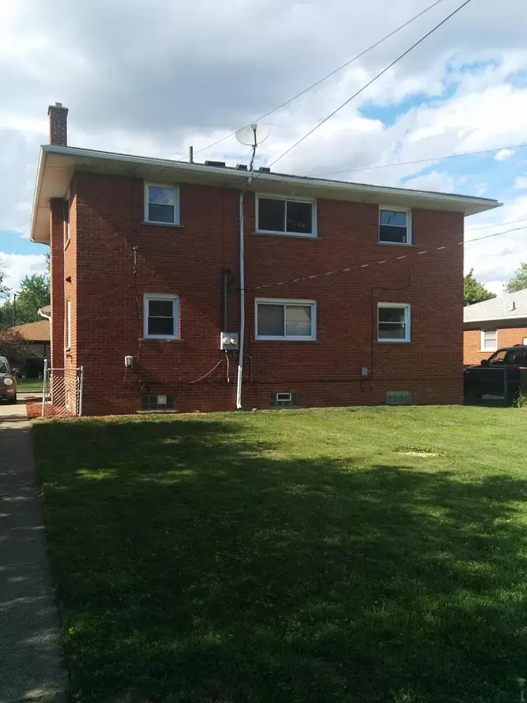 Back of the house & yard - 531 Highland St