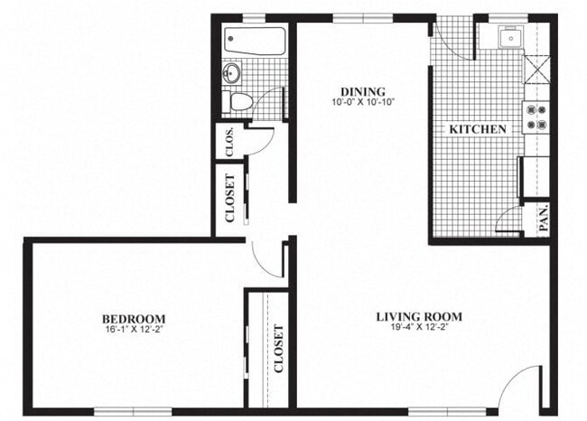 Floorplan - The Barrington Apartments