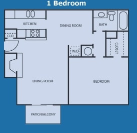 1BR/1BA - Dakota Apartments