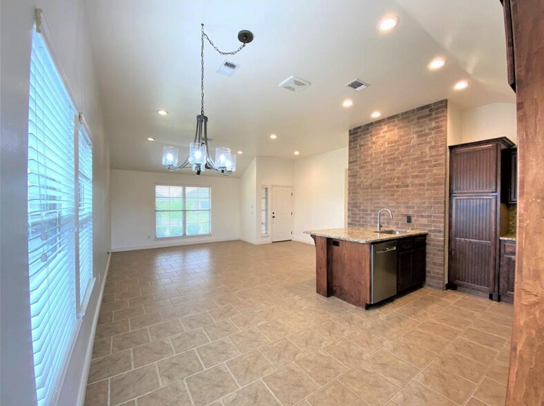 Open layout kitchen and living room - 2452 NW 190th St