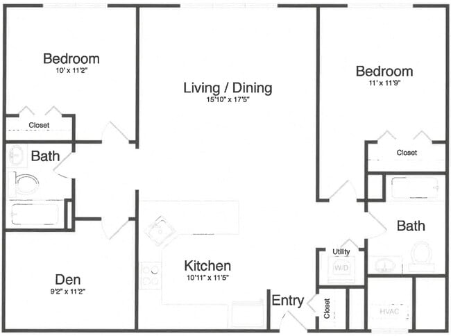Floorplan - Courtyard at Jefferson