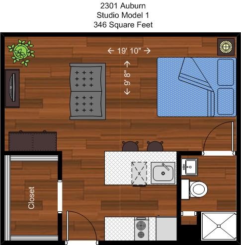 Floorplan - 2301 Auburn Avenue