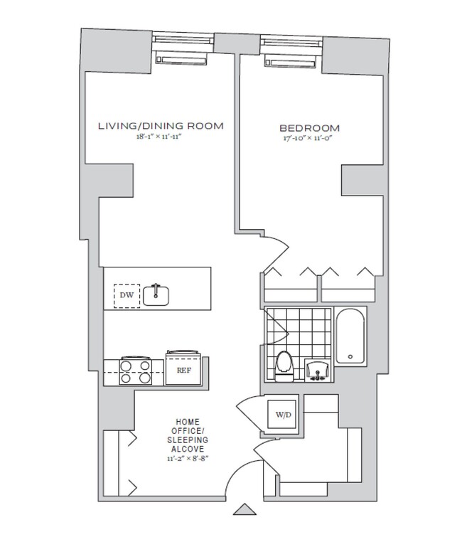 Floorplan - 70 Pine Apartments