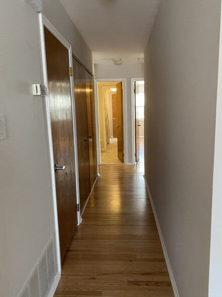 Hallway with In-Unit Washer and Dryer - 312 Birch Dr