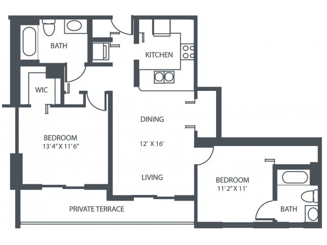 Floorplan - Stadium Tower