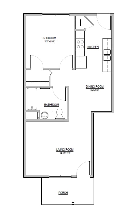 Floorplan - Esposti Park Apartments