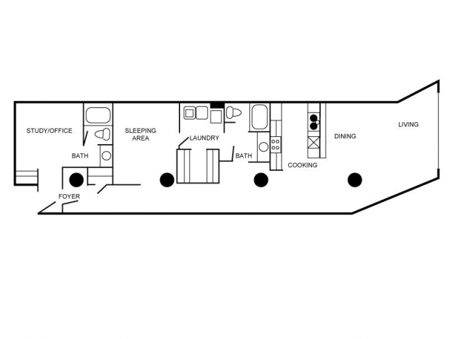 Floorplan - South Side on Lamar