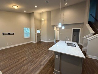 liv room/kitchen - 521 Peace Dr