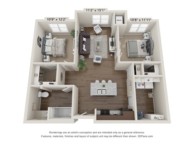 Floorplan - Francis Senior Lofts