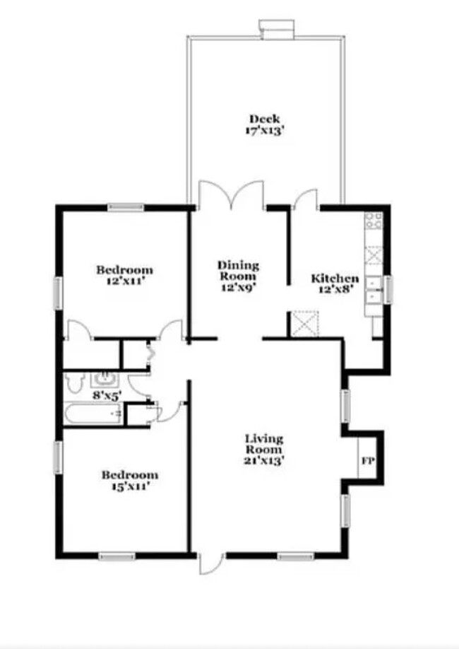 floor plan layout - 744 High St