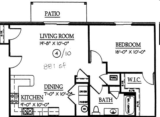 1BR/1BA - Baltimore Estates