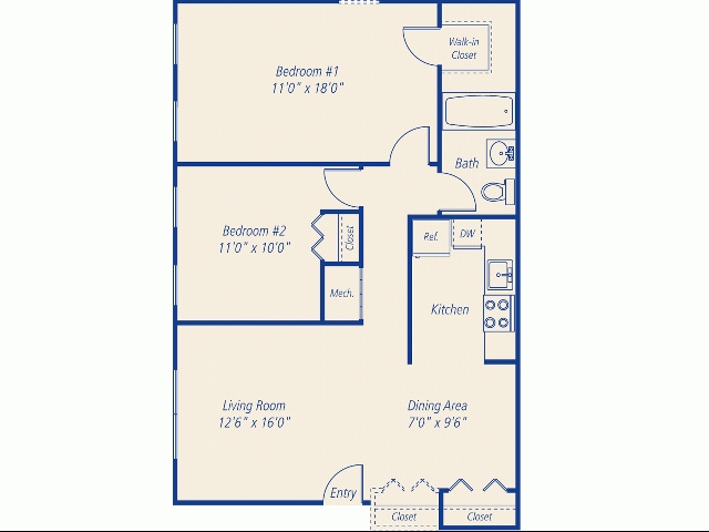 Floorplan - eaves Peabody