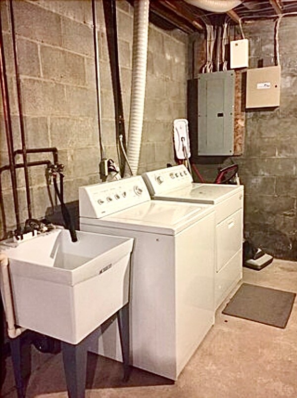 Washer dryer in full basement - 51 S 17th St