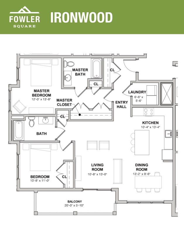 Floorplan - Fowler Square