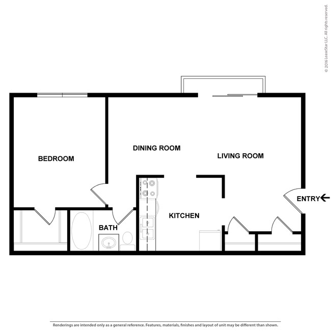 Floorplan - Saratoga Garden Apartments