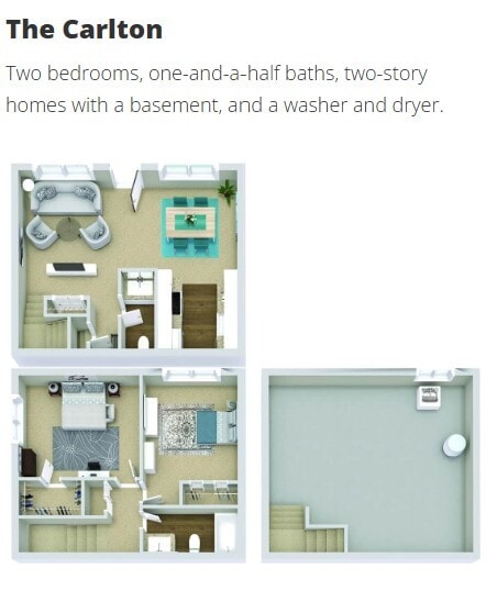Floorplan - Foxcroft Townhomes