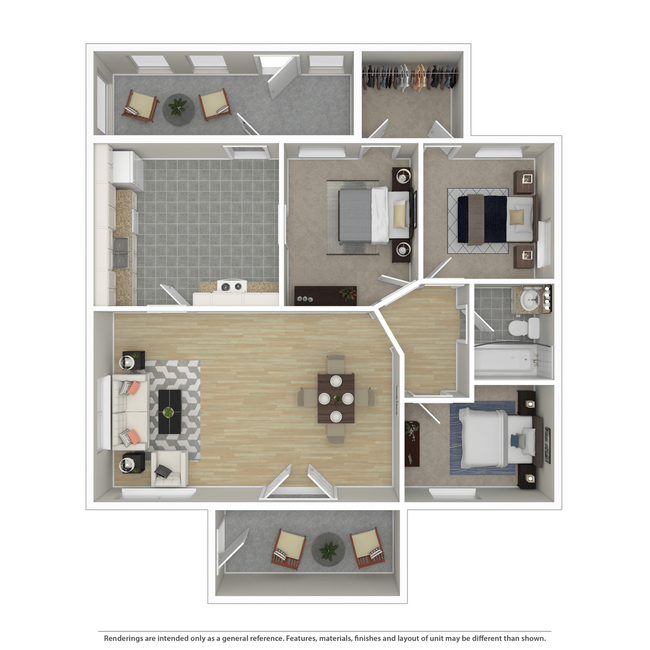 Floorplan - Linden Apartments