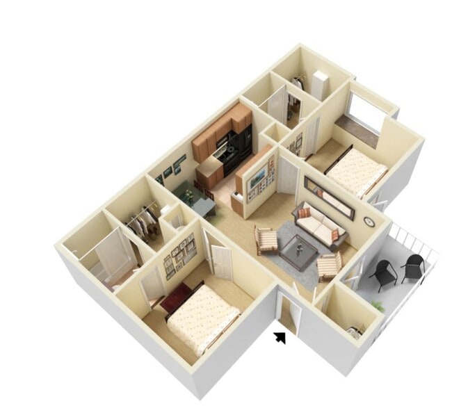 Floorplan - Forest Pointe Apartments