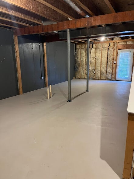 Unfinished basement - 3600 Old Forest Rd