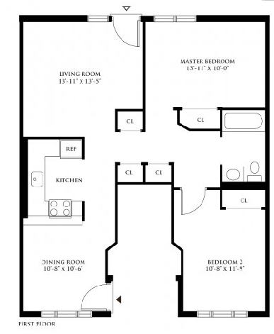 2BR/1BA - Markham Gardens