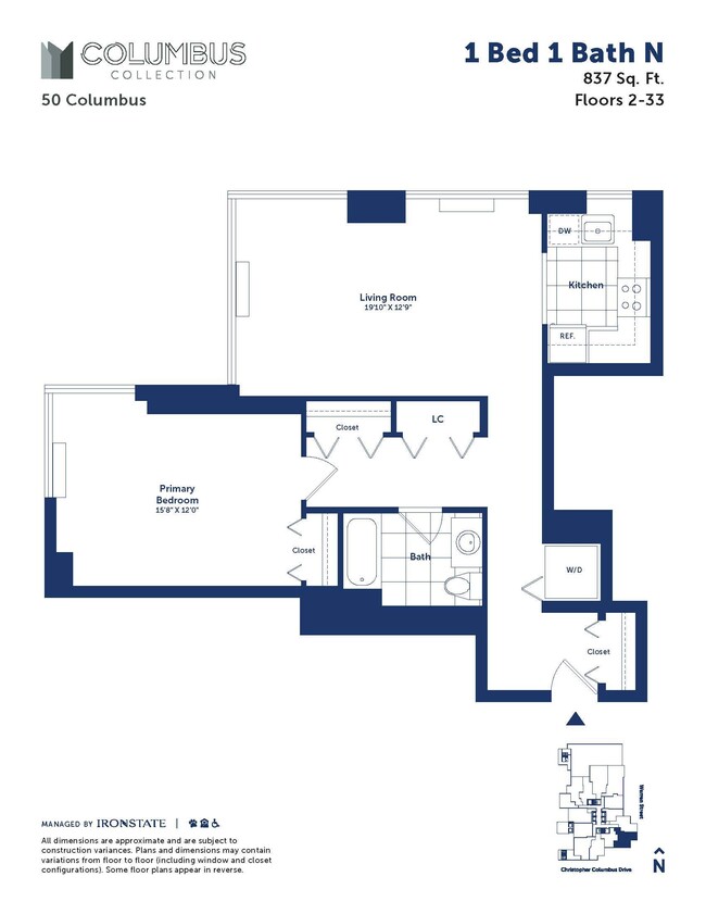 Floorplan - 50 Columbus