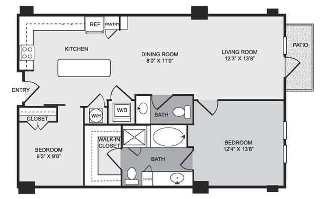 Floorplan - Cantabria at Turtle Creek