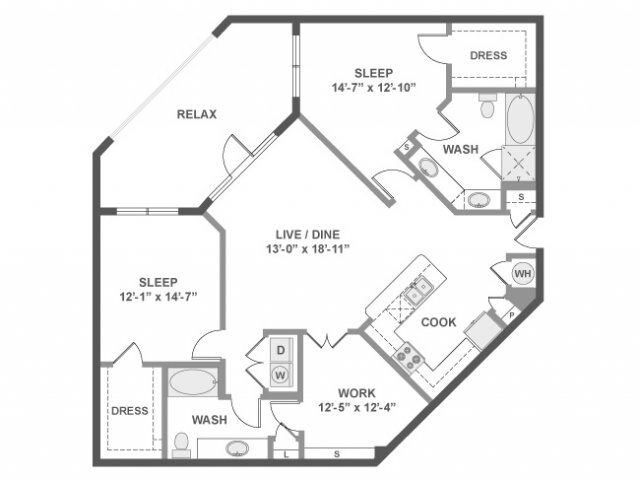 Floorplan - AMLI Frisco Crossing