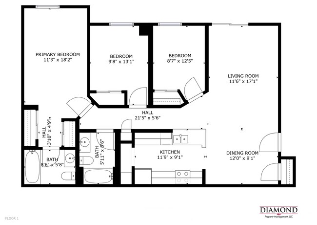 Floorplan - Chestnut Ridge Apartments