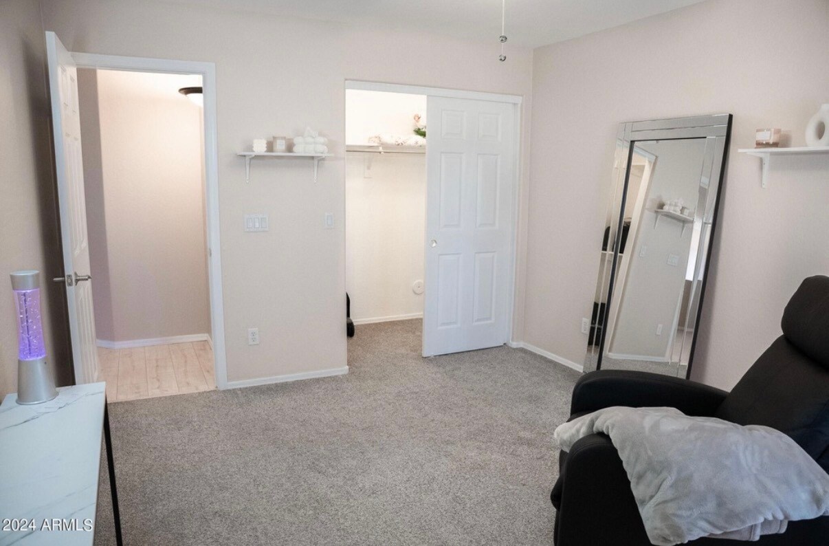 Bed room 2 with large closet - 66 E Saddle Way