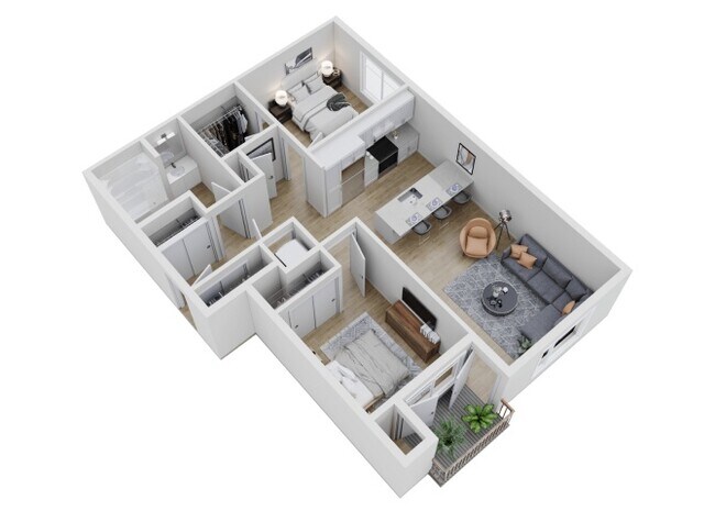 Floorplan - Walnut Trail Apartments