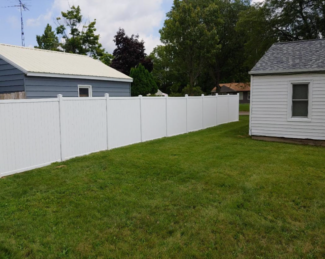 Back Yard facing North Fence - 1511 Cooper St