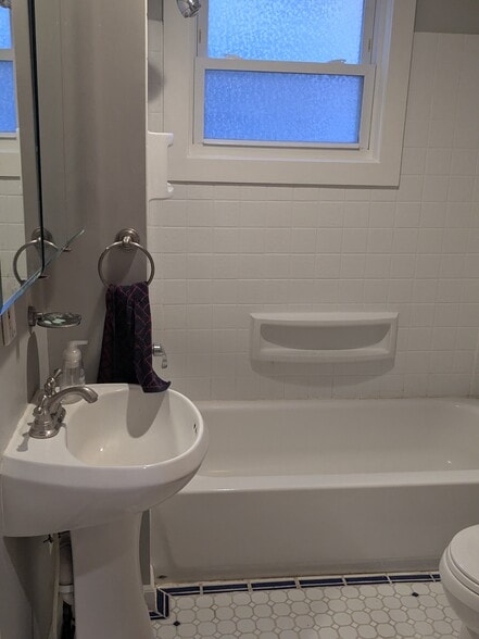 Full bath renovated in 2023 - 2747 Maryland Ave