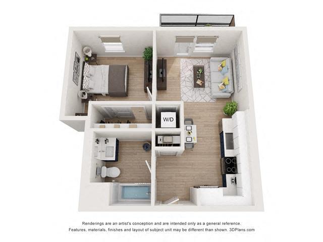 Floorplan - Evani 3223 Wilshire