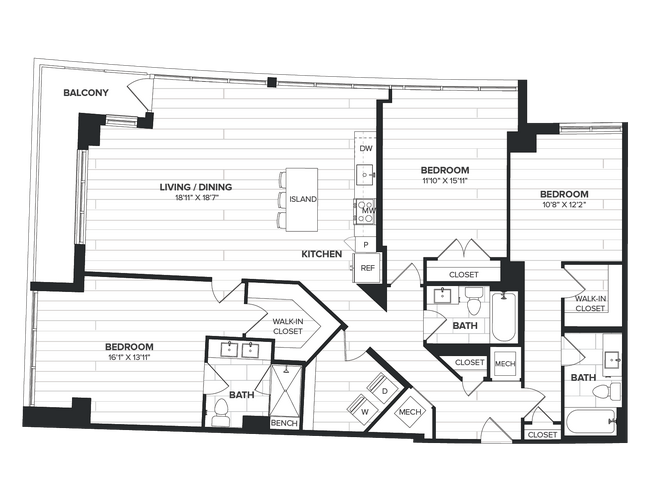Floorplan - The Milton