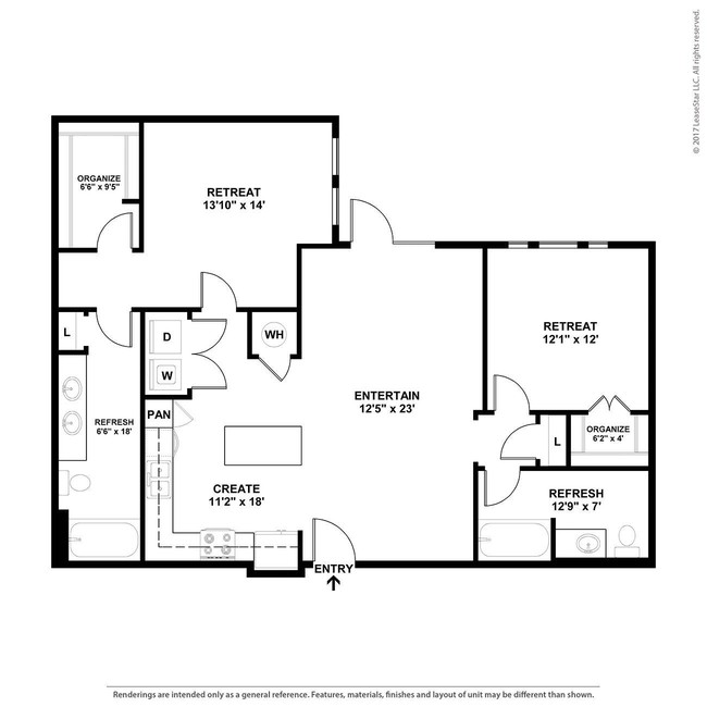 Floorplan - Cortland Oak Lawn