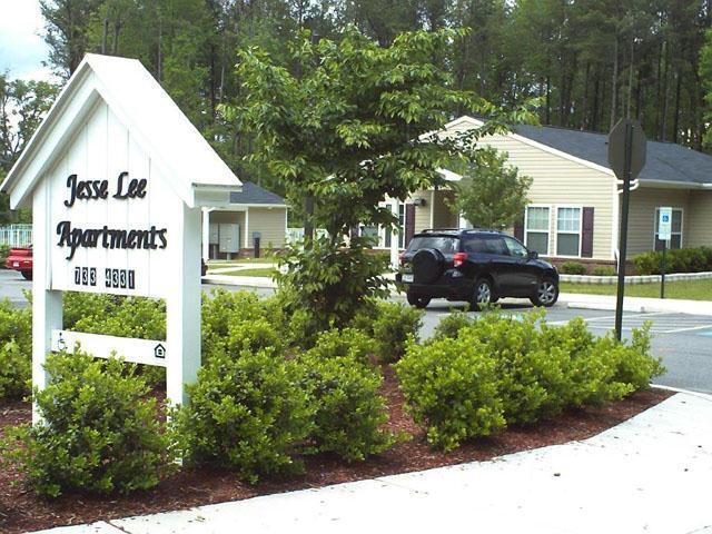 Entrance - Jesse Lee Apartments