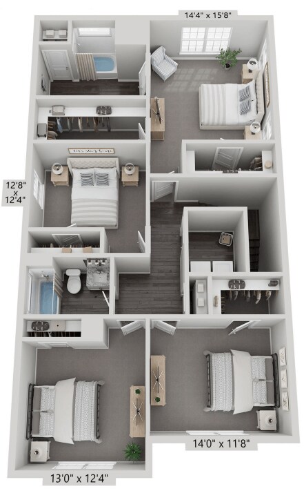 Floorplan - Blue Jay Commons