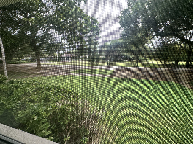 Main Guest Bedroom view of park - 5400 Orduna Dr