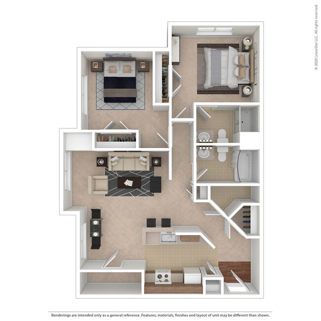 The Chatham 3D Furnished - Windsor Crossing Apartments