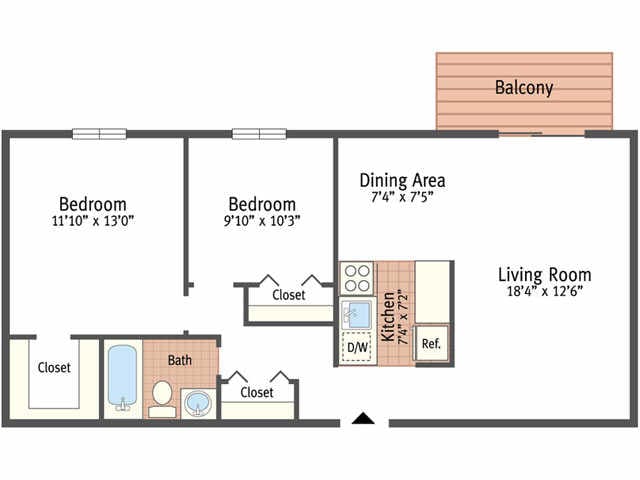Floorplan - Executive House Apartments